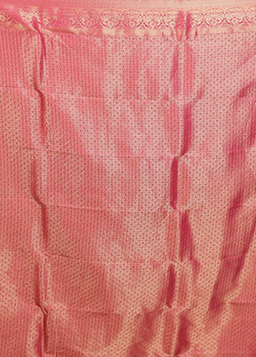 Blue Dupion Silk Saree With Blouse Piece