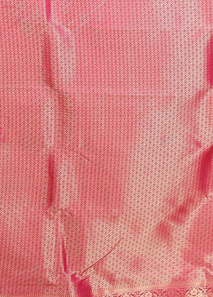 Blue Dupion Silk Saree With Blouse Piece