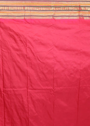 Blue Kanjivaram Silk Saree With Blouse Piece