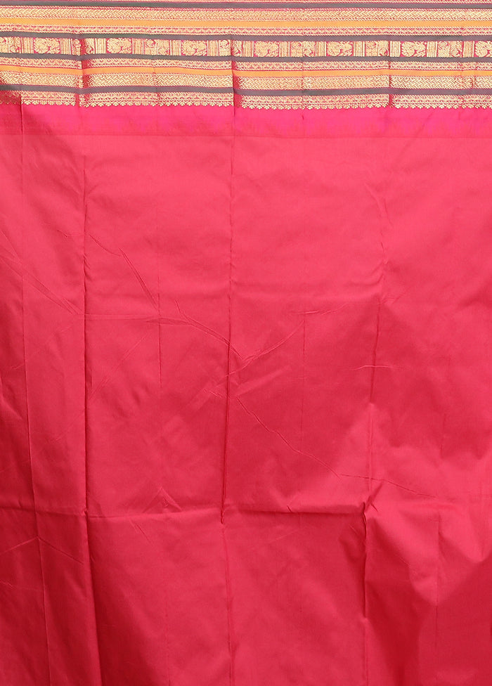 Green Kanjivaram Silk Saree With Blouse Piece