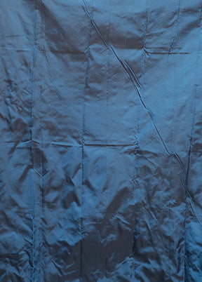 Blue Kanjivaram Silk Saree With Blouse Piece