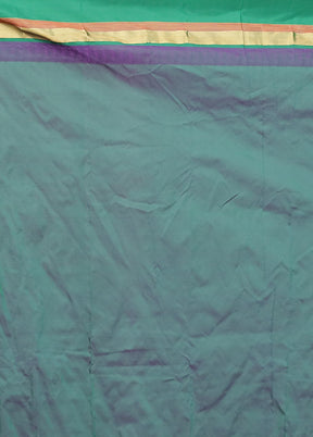 Purple Kanjivaram Silk Saree With Blouse Piece