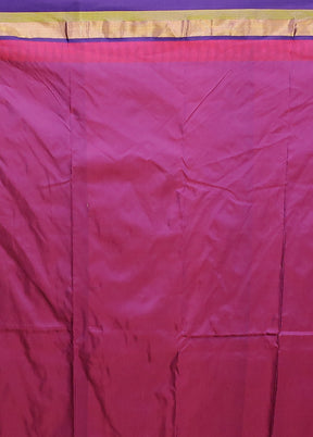 Pink Kanjivaram Silk Saree With Blouse Piece