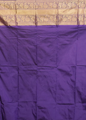 Yellow Handloom Kanjivaram Pure Silk Saree With Blouse Piece