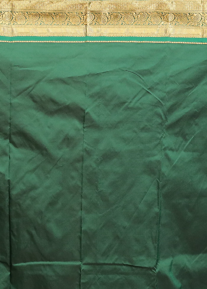 Purple Kanjivaram Silk Saree With Blouse Piece