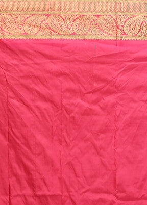 Green Handloom Kanjivaram Pure Silk Saree With Blouse Piece