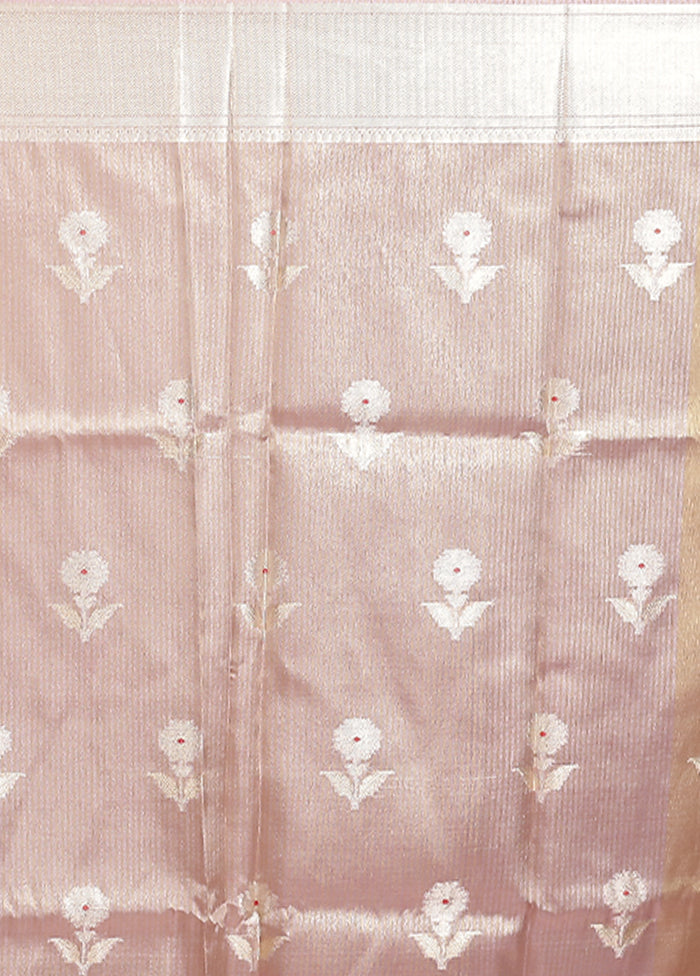 Gold Tissue Silk Saree With Blouse Piece
