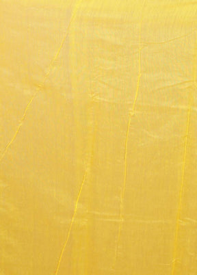 Yellow Tant Jamdani Saree Without Blouse Piece