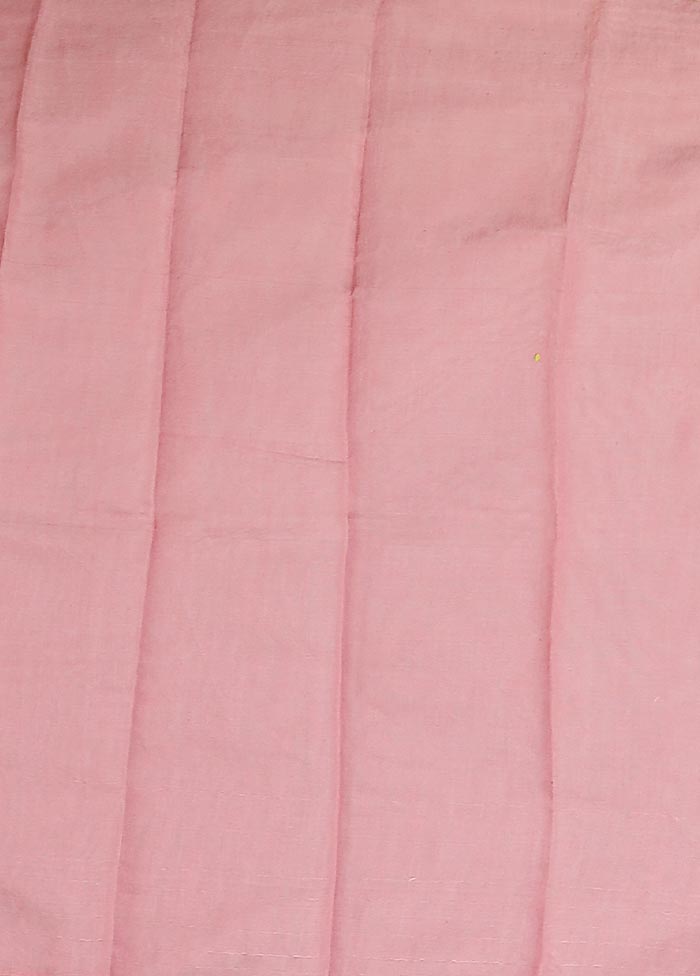 Yellow Tant Jamdani Saree Without Blouse Piece