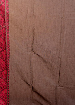 Black Tant Jamdani Saree Without Blouse Piece