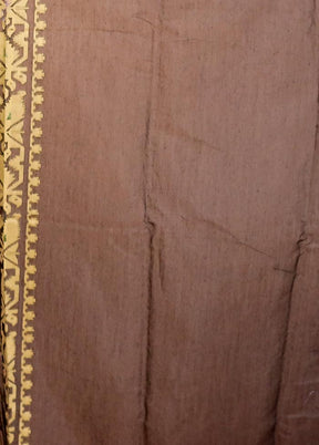 Black Tant Jamdani Saree Without Blouse Piece