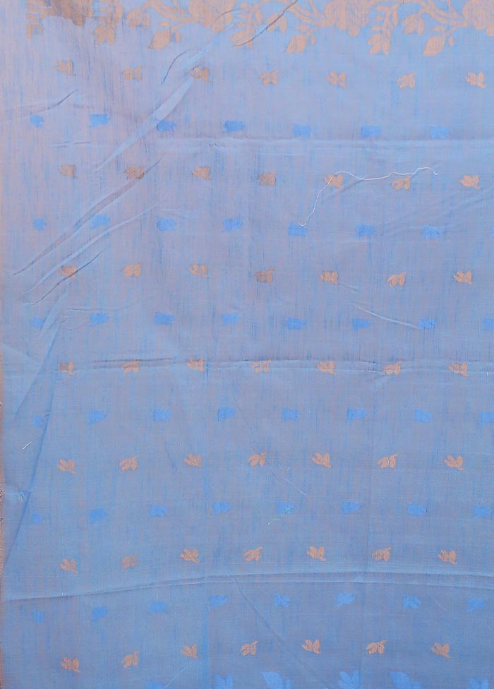 White Matka Silk Saree With Blouse Piece