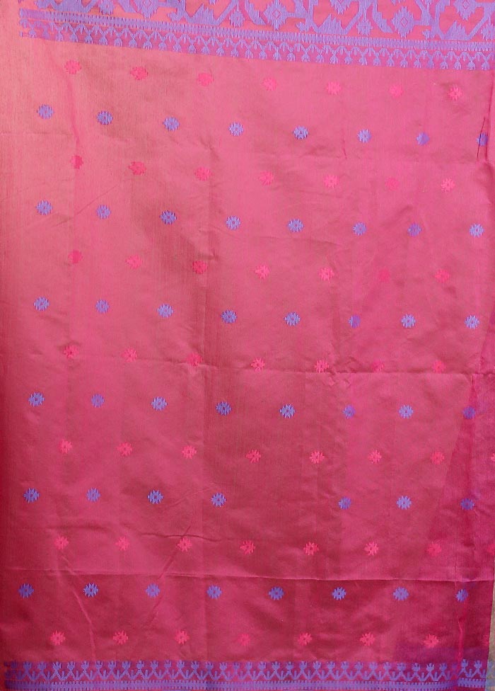 Grey Matka Silk Saree With Blouse Piece