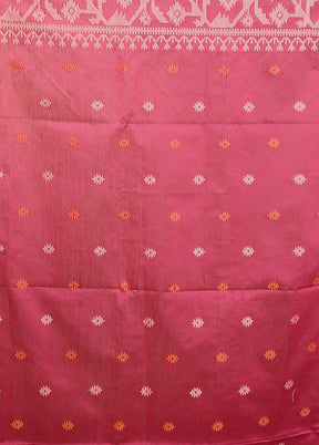 Grey Matka Silk Saree With Blouse Piece