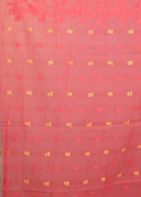Cream Matka Silk Saree With Blouse Piece