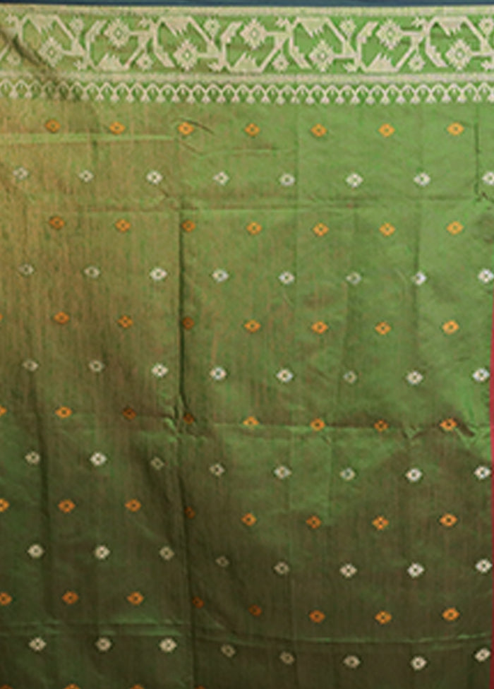 Maroon Matka Silk Saree With Blouse Piece
