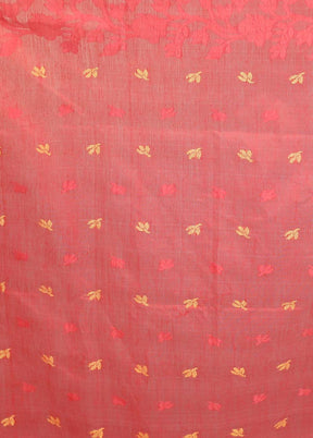 Cream Matka Silk Saree With Blouse Piece