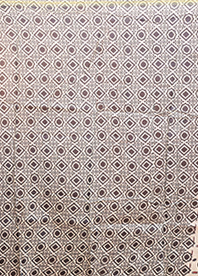 Cream Chanderi Silk Saree With Blouse Piece