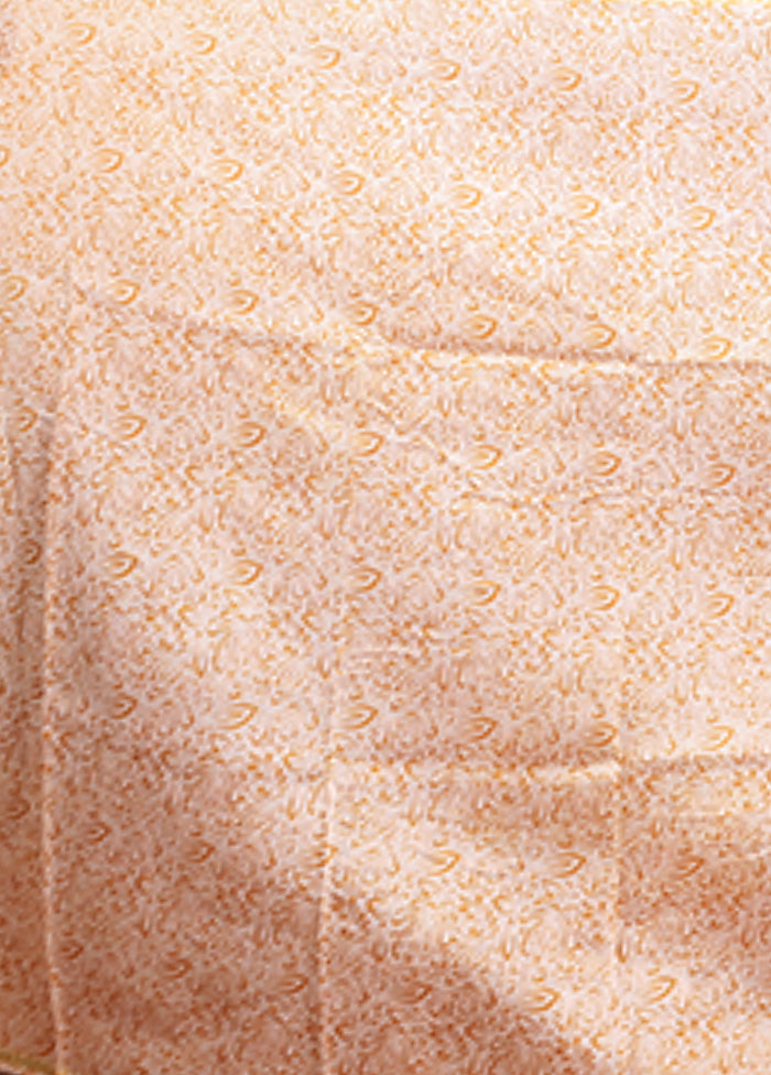 Multicolor Chanderi Silk Saree With Blouse Piece