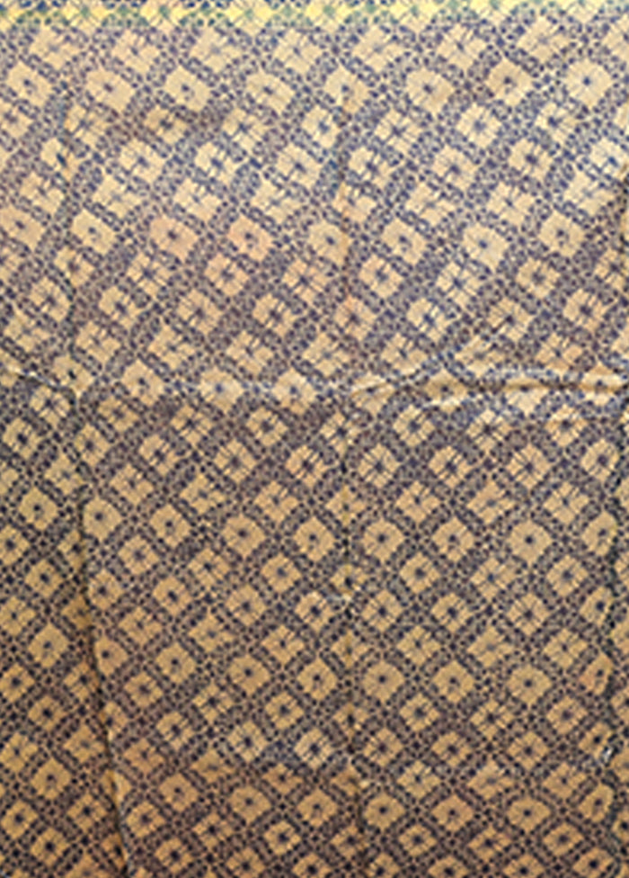 Multicolor Chanderi Silk Saree With Blouse Piece