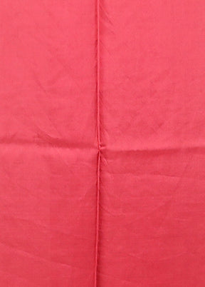 Red Printed Pure Silk Saree Without Blouse Piece
