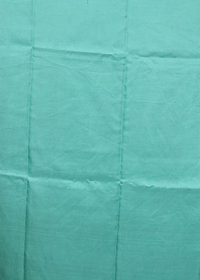 Green Printed Pure Silk Saree Without Blouse Piece
