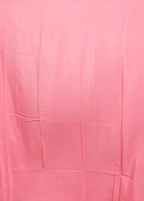 White Handloom Chiffon Pure Silk Saree With Blouse Piece