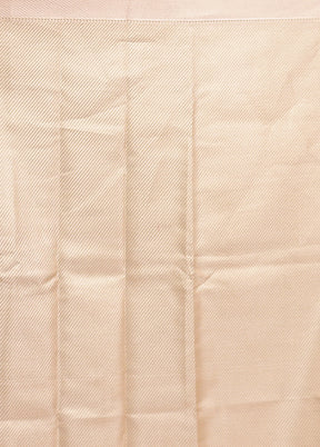 Cream Tissue Silk Saree With Blouse Piece