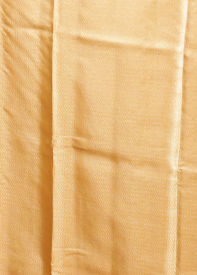 Yellow Tissue Silk Saree With Blouse Piece