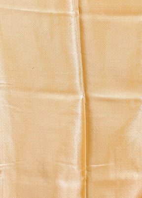 Yellow Tissue Silk Saree With Blouse Piece
