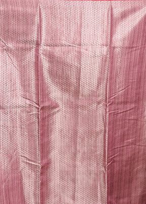 Purple Kora Silk Saree With Blouse Piece