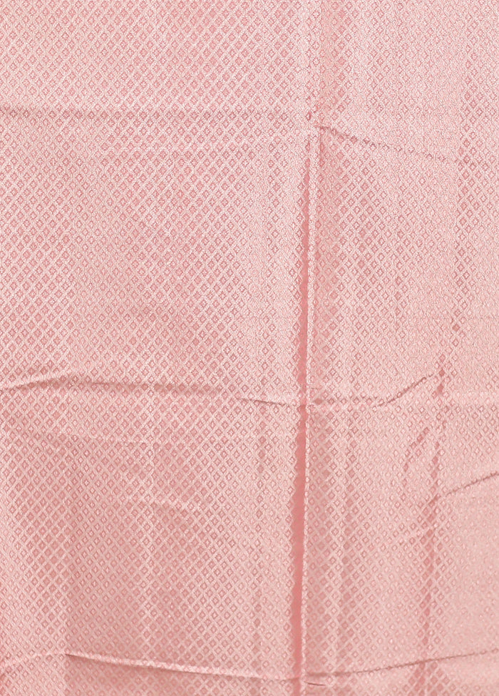 Cream Kora Silk Saree With Blouse Piece