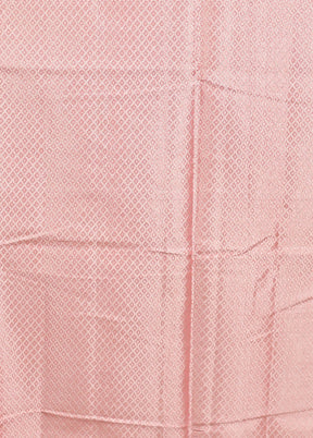 Cream Kora Silk Saree With Blouse Piece
