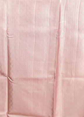 Pink Tissue Silk Saree With Blouse Piece