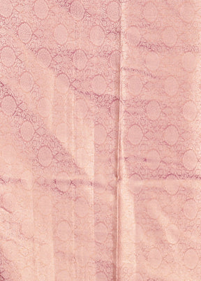 Pink Tissue Silk Saree With Blouse Piece