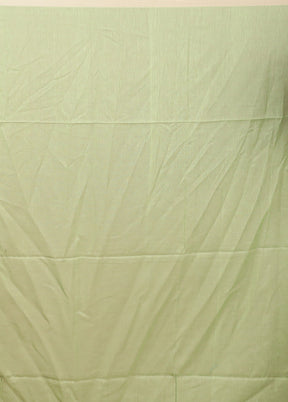 Green Matka Silk Saree With Blouse Piece