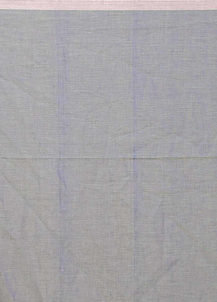 Grey Matka Silk Saree With Blouse Piece