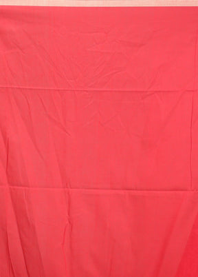 Red Matka Silk Saree With Blouse Piece