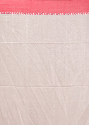 White Matka Silk Saree With Blouse Piece