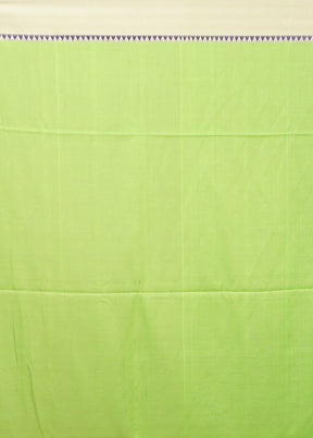 Green Matka Silk Saree With Blouse Piece