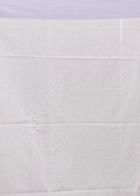 White Matka Silk Saree With Blouse Piece