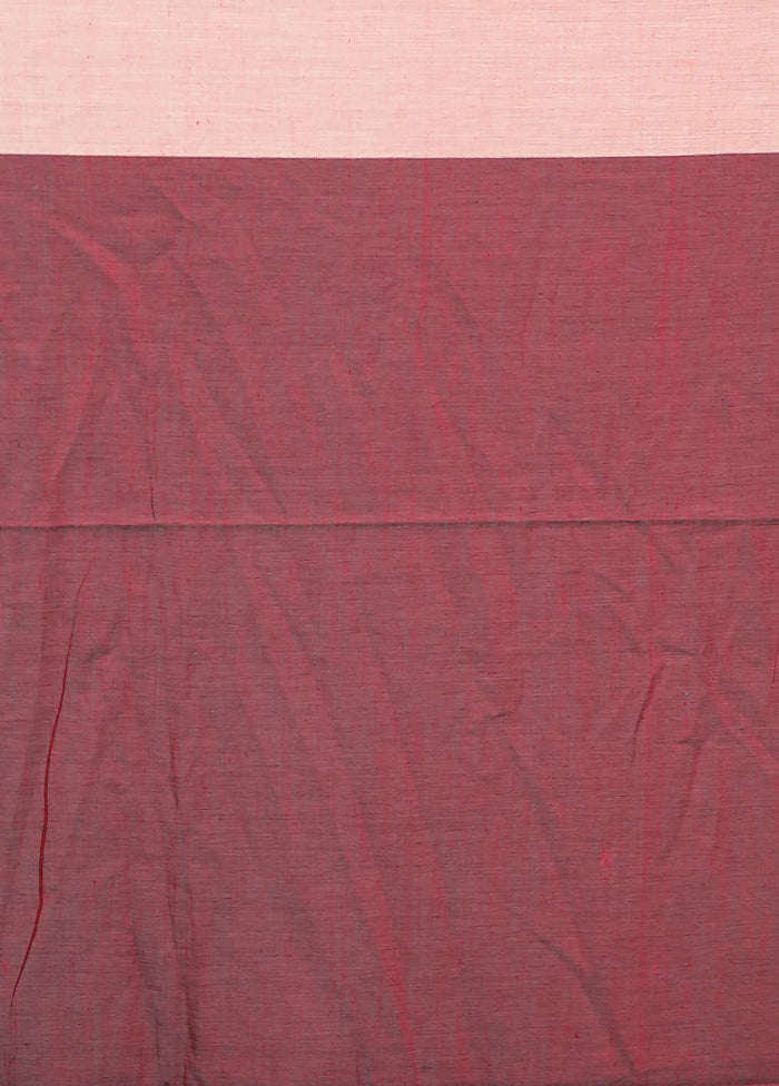 Pink Matka Silk Saree With Blouse Piece