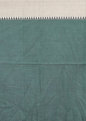 Green Matka Silk Saree With Blouse Piece