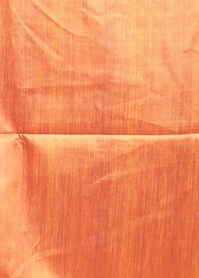 Yellow Tussar Silk Saree With Blouse Piece