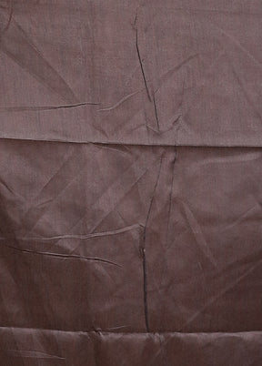 Black Tussar Silk Saree With Blouse Piece