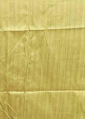 Green Tussar Silk Saree With Blouse Piece