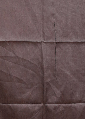 Black Tussar Silk Saree With Blouse Piece