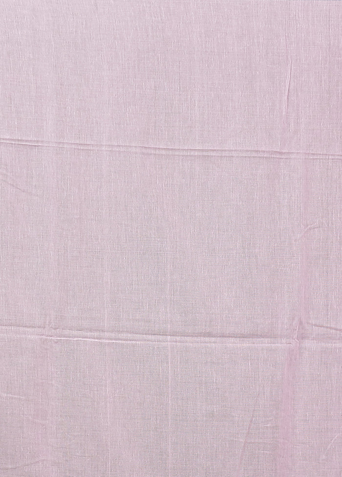 Pink Matka Silk Saree With Blouse Piece