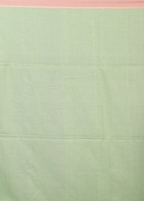 Green Matka Silk Saree With Blouse Piece