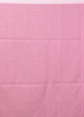 Pink Matka Silk Saree With Blouse Piece
